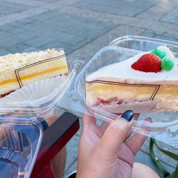 Phoenix Bakery - Two slices of cake - a tropical one and the famous strawberry cake | IG: @bobabitchess - Bakeries Near Me - Los Angeles, California Phoenix Bakery - Two slices of cake - a tropical one and the famous strawberry cake | IG: @bobabitchess - Bakeries Near Me - Los Angeles, California