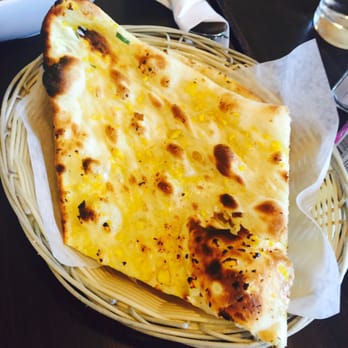 Made in India - Garlic naan, so much better than regular naan - Indian Near Me - Kelowna, British Columbia