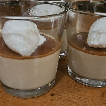 Uno Tre Otto - Butterscotch budino dessert. A must if you like salted caramel. - Italian Near Me - Claremont, California Uno Tre Otto - Butterscotch budino dessert. A must if you like salted caramel. - Italian Near Me - Claremont, California