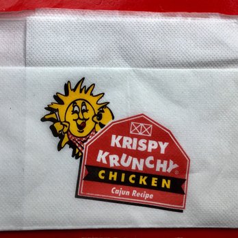 Circle K - The Krispy Krunchy Chicken napkin. I ate the chicken and biscuit too fast to take a photo of those. Next visit. - Gas Stations Near Me - Tacoma, Washington