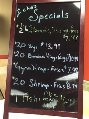 Menu photo 2 Zeko's Riverview, FL