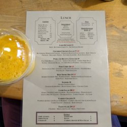 Cafe Melbourne - Frothy fresh OJ and the lunch menu
