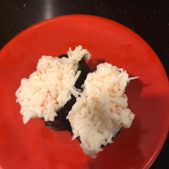 Sushi Kyo - two pieces of rice on a red plate - Sushi Bars Near Me - Salem, Oregon Sushi Kyo - two pieces of rice on a red plate - Sushi Bars Near Me - Salem, Oregon