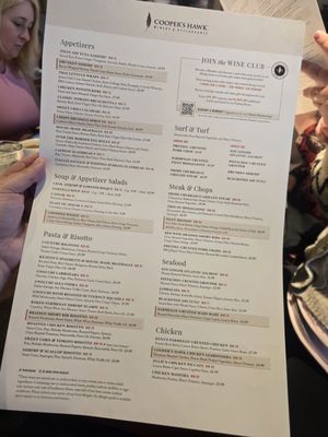 Menu photo 2 Cooper’s Hawk Winery & Restaurant Morton Grove, IL Menu photo 2 Cooper’s Hawk Winery & Restaurant Morton Grove, IL