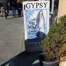 Gypsy Heart - Sign in front of the store