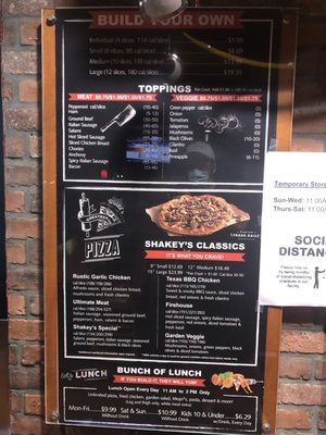 Menu photo 1 Shakey's Pizza Parlor La Habra, CA Menu photo 1 Shakey's Pizza Parlor La Habra, CA