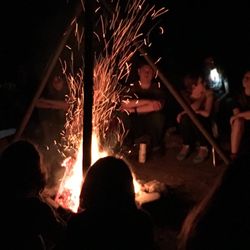 Evening campfire -- including songs, a devotion, and toasted marshmallows!