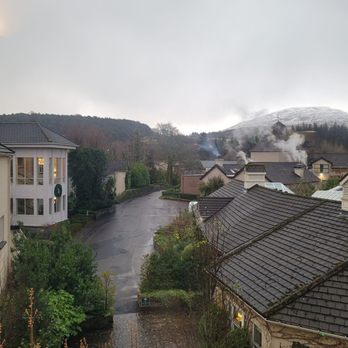 Sheen Falls Lodge - View on the back side of the hotel - Hotels Near Me - Kenmare, Kentucky