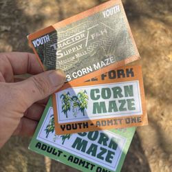 Eagle Fork Farms - Corn Maze ticket, Kid corn maze and The big one all in one place and seperate entrances