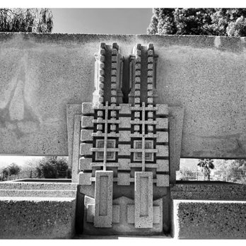 Hollyhock House - One of several Art Stones. - Museums Near Me - Los Angeles, California Hollyhock House - One of several Art Stones. - Museums Near Me - Los Angeles, California