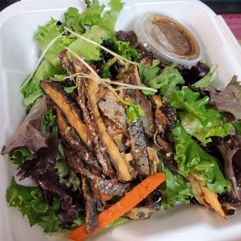Dono Sushi Cafe - Salmon Skin Salad - Sushi Bars Near Me - Chino, California