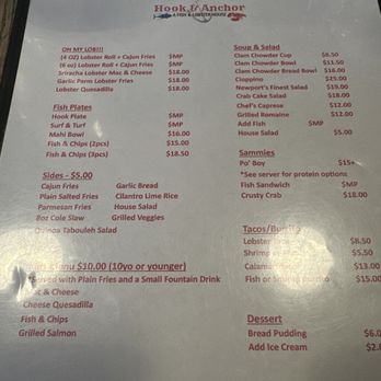 Hook & Anchor - Seafood Near Me - Costa Mesa, California