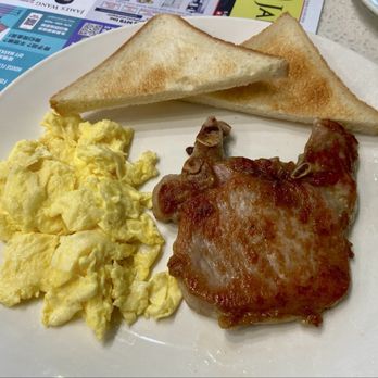 Tasty Spot Cafe - Grilled Pork chop, eggs and toast - Dim Sum Near Me - Chino Hills, California Tasty Spot Cafe - Grilled Pork chop, eggs and toast - Dim Sum Near Me - Chino Hills, California