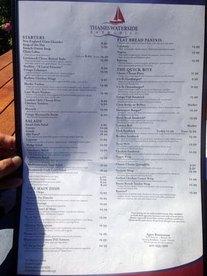 Menu photo 7 Thames Waterside Bar & Grill Bristol, RI Menu photo 7 Thames Waterside Bar & Grill Bristol, RI