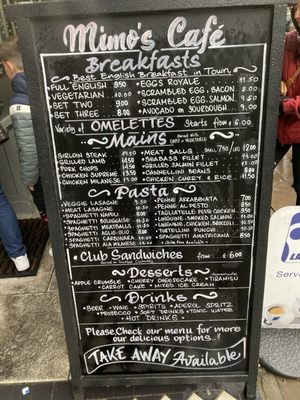 Menu photo 1 Mimos Cafe London, XGL