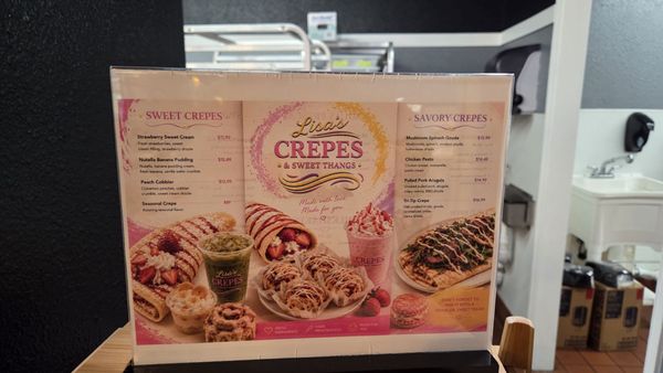 Menu photo 2 Lisas Crepes and Sweet Thangs Clovis, CA Menu photo 2 Lisas Crepes and Sweet Thangs Clovis, CA