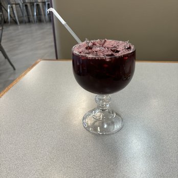 Taqueria El Molcajete - Jaicama---hibiscus drink, made without sugar on request. - Mexican Near Me - Eldersburg, Maryland