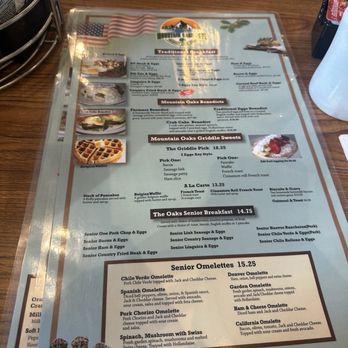 Mountain Oaks Cafe - Menu - American Near Me - Oakhurst, California