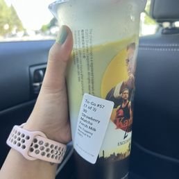 strawberry matcha