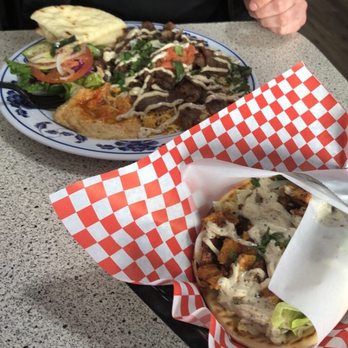 Falafel Corner - Gyro Platter Chicken Wrap - Mediterranean Near Me - Sacramento, California