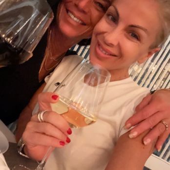 Nisi Estiatorio - My friend Amalia and I enjoying our greek wine - Greek Near Me - Astoria, New York Nisi Estiatorio - My friend Amalia and I enjoying our greek wine - Greek Near Me - Astoria, New York