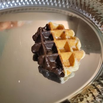 Tous Les Jours - Chocolate Dipped Belgium Waffle - Coffee & Tea Near Me - Schaumburg, Illinois Tous Les Jours - Chocolate Dipped Belgium Waffle - Coffee & Tea Near Me - Schaumburg, Illinois