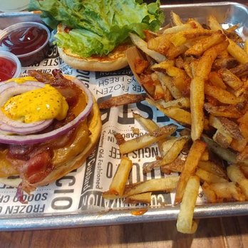 Cheeseburger  Bobby's - My Carolina Burger and all the fixins. - Burgers Near Me - Martinez, Georgia
