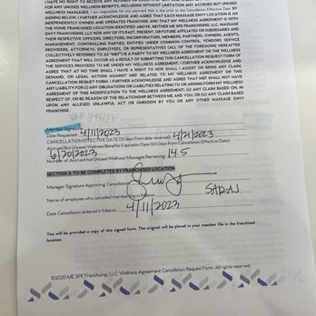 Massage Envy - I was offered confusing answers and had to make a fuss for this person to provide me this form. - Massage Near Me - Mckinney, Texas Massage Envy - I was offered confusing answers and had to make a fuss for this person to provide me this form. - Massage Near Me - Mckinney, Texas