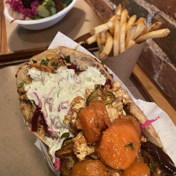 Brassica - Pita and Brassica Fries - Mediterranean Near Me - Columbus, Ohio