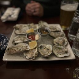 Dozen oysters