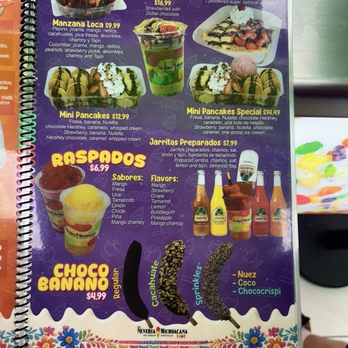 La Neveria Michoacana - Menu - Ice Cream & Frozen Yogurt Near Me - Manassas, Virginia La Neveria Michoacana - Menu - Ice Cream & Frozen Yogurt Near Me - Manassas, Virginia