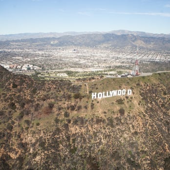 Orbic Air - View of Hollywood sign - Tours Near Me - Burbank, California