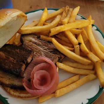 The West End Inn - Brisket minus the BBQ sauce (intentional) but also missing the cheese (NOT intentional) - New American Near Me - Hamburg, New York The West End Inn - Brisket minus the BBQ sauce (intentional) but also missing the cheese (NOT intentional) - New American Near Me - Hamburg, New York