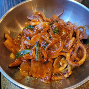 Kosoo - Spicy pork and calamari - Korean Near Me - Vancouver, British Columbia