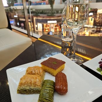 Turkish Airlines Lounge - Baklava, dates and honey cakes - Airport Lounges Near Me - Istanbul, 34