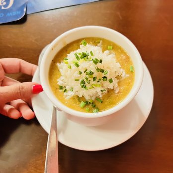 Cafe Orleans - Cup of Chicken Gumbo! Yumm - Cajun/Creole Near Me - Anaheim, California
