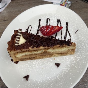 Del Lusso - A sweet treat! Tiramisu, perfection. - Pizza Near Me - Carlsbad, California