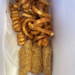 Fish strips shorter than my finger for 8.99!