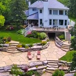 Daisy Hill Bed and Breakfast - Stunning limestone tiered patio
