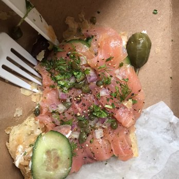 Caffe Central - 3/9/2019:  North Beach breakfast sandwich-I inhaled every morsel~lol but, it wasn't worth a 25-30 minutes waiting! - Coffee & Tea Near Me - Burlingame, California