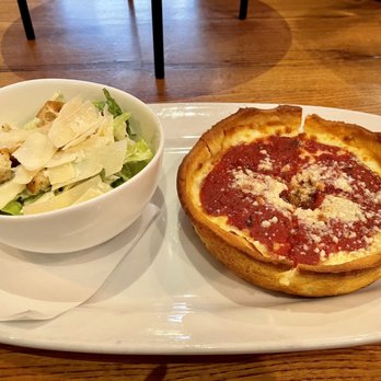 Giordano's - Lunch special: personal sausage deep dish with Caesar salad. - Pizza Near Me - Chicago, Illinois