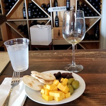 Witch Creek Winery - cheese plate - Wine Bars Near Me - Carlsbad, California
