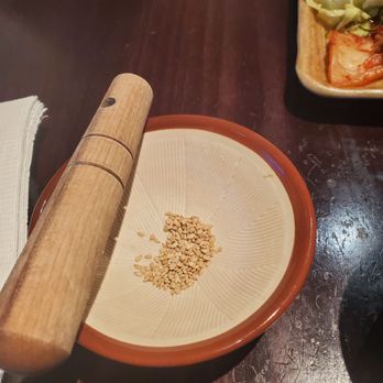 Koromo - Grind the sesame seeds for your sauce.  I've only done this in Japan. - Japanese Near Me - Aiea, Hawaii