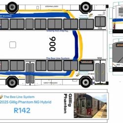 Bee-Line System - I'm order my 45 buses is 2025 Gillig Phantom NG Hybrid 900-944