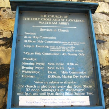 Waltham Abbey Church - Churches Near Me - Broxbourne, ESS