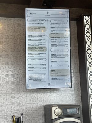 Menu photo 4 Haraz Coffee House Warren, MI