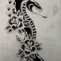 Pale Rider Tattoo - Fun B/G cover up! Full Forearm.
