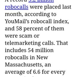 Recent report on Bandwidth. They have millions of #s & send out BILLIONS of calls. Never answer unknown calls.
