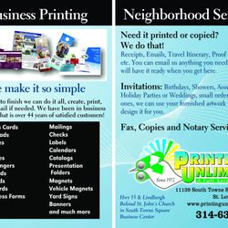 Printing Unlimited