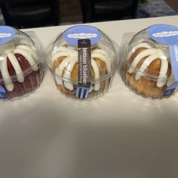 Red Velvet Bundtlet, Lemon Blueberry Bundtlet, Lemon Bundtlet